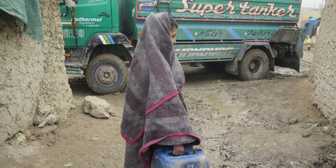 Plus d’un million de déplacé·e·s survivent dans des conditions misérables en Afghanistan. © Amnesty International