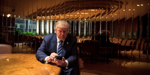 Donald Trump a su utiliser à son profit les nouvelles technologies pour remporter l’élection présidentielle étasunienne. © Josh Haner/The New York Times
