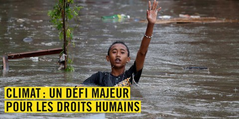 Le réchauffement climatique est à l’origine d’une recrudescence d’événements climatiques extrêmes et destructeurs. © REUTERS/Erik De Castro