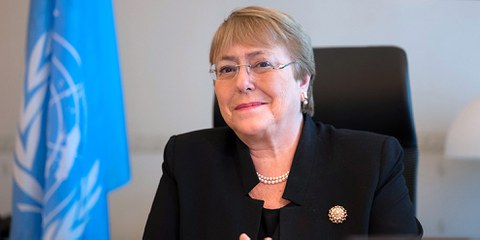 Les atteintes aux droits humains, Michelle Bachelet les a vécues dans sa chair, puisqu’elle a été détenue politique sous la dictature du général Pinochet. Après deux mandats à la présidence du Chili, elle a pris ses fonctions de Haut-Commissaire des Nations unies aux droits de l’homme le 1er septembre. © OHCHR