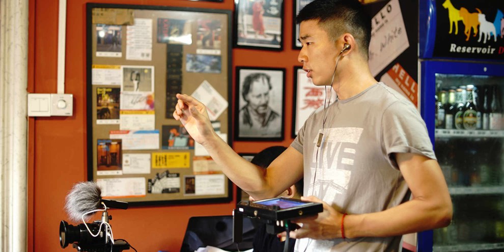 Popo Fan en tournage. ©Pan Jinxin