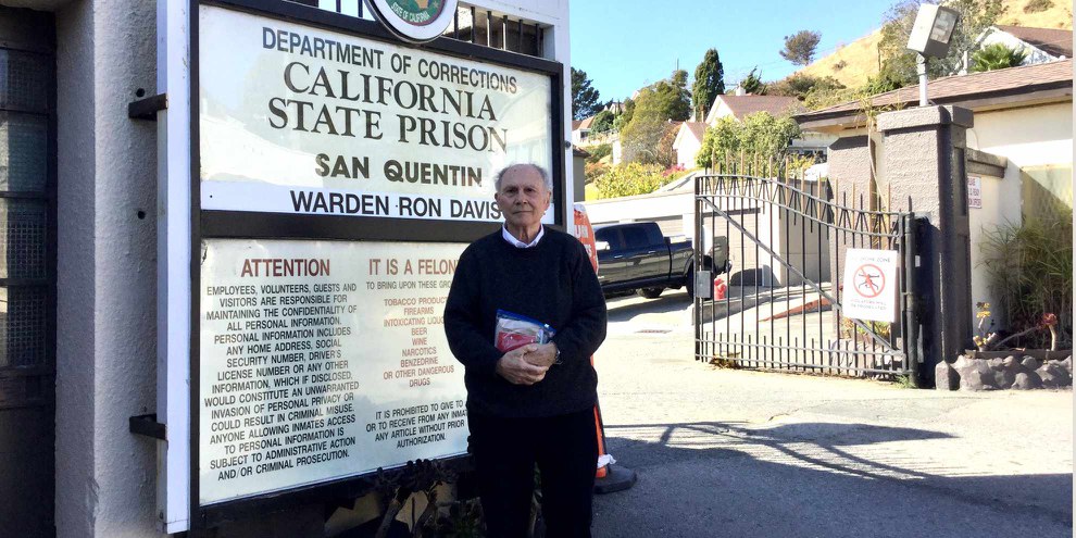 Claudio Marinucci après sa quatorzième visite à N.I. Sequoyah à la prison d’État de San Quentin, située au nord de San Francisco. ©zvg
