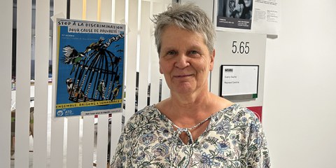 Elisabeth Gutjahr appelle les acteurs politiques et de la société civile à trouver des solutions pour mettre fin au phénomène du non-recours. © Déo Negamiyimana