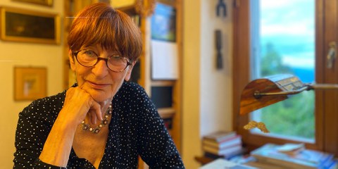 Écrivaine publique de métier, Michèle Thonney Viani a consacré plus de vingt ans à aider les personnes qui viennent à la Maison de la femme. © Mélissa Riffaut