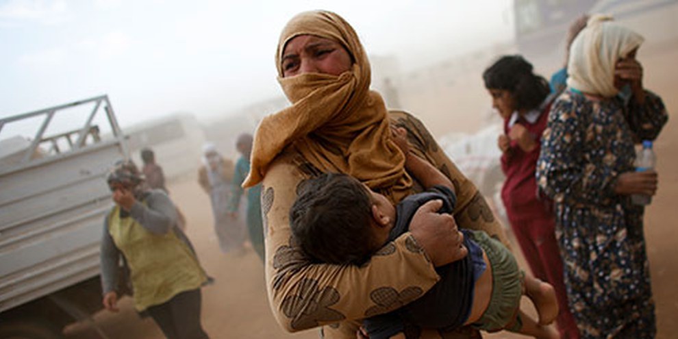 De plus en plus de civils sont contraints de vivre sous le contrôle de groupes armés violents. © MURAD SEZER/Reuters/Corbis 