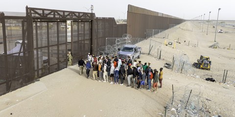 Les questions frontalières et d'immigration sont devenues des thèmes dominants dans l'Amérique de l'administration Trump. © John Moore/Getty Images