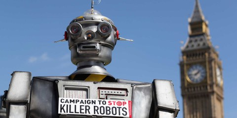 «Non aux robots-tueurs»