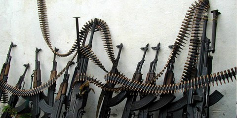 Malgré l'entrée en vigueur, il y a cinq ans, du Traité sur le commerce des armes (TCA), le commerce mondial des armes ne cesse de croître. ©Keystone