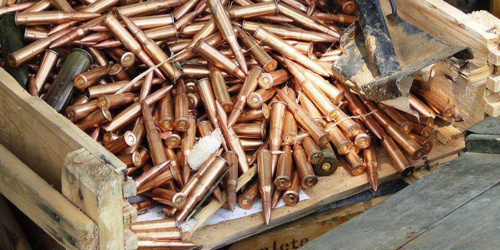 Boîte de munitions au Soudan © Amnesty International
