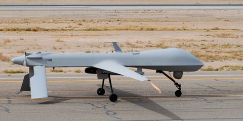 Un «MQ-1-Predator» de retour d'une mission. © Wikicommons/ US AirForce