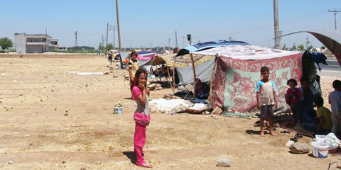 Le camp de réfugiés à Mosul / Iraq, mai 2017. © Magnum Photo / Amnesty International