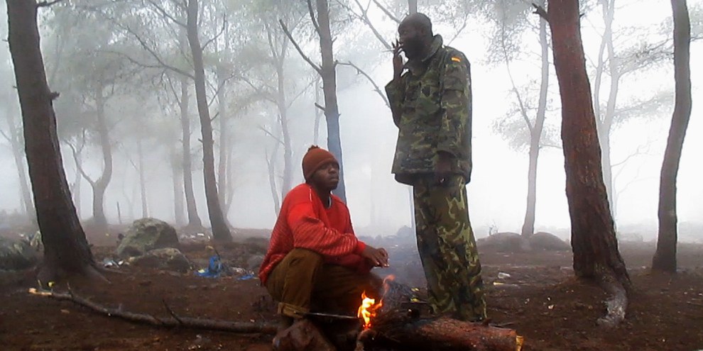 Pour leur documentaire «Les Sauteurs», les réalisateurs Moritz Siebert et Estephan Wagner ont confié une caméra de poche à Abou Bakar Sidibé, qui vivait sur le mont Gourougou depuis quinze mois et ne comptait plus ses tentatives de sauter la barrière. © FINAL CUT FOR REAL / Abou Bakar Sidibé