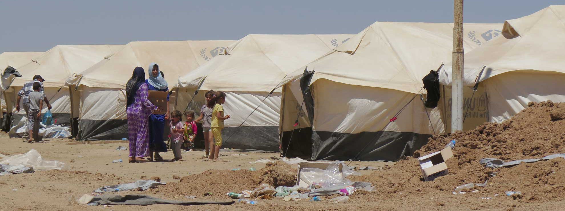 Camp de refugiés à Kalak, Irak. © Amnesty International