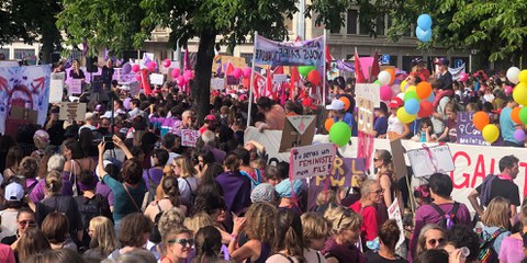 Grève féministe 2019 à Genève © Amnesty Suisse