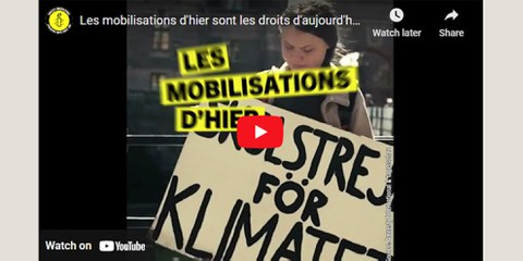 Les mobilisations d’hier sont les droits d’aujourd’hui