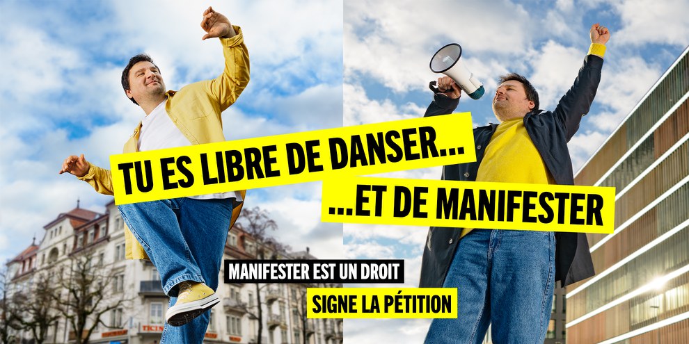 Tu es libre de danser... et de manifester