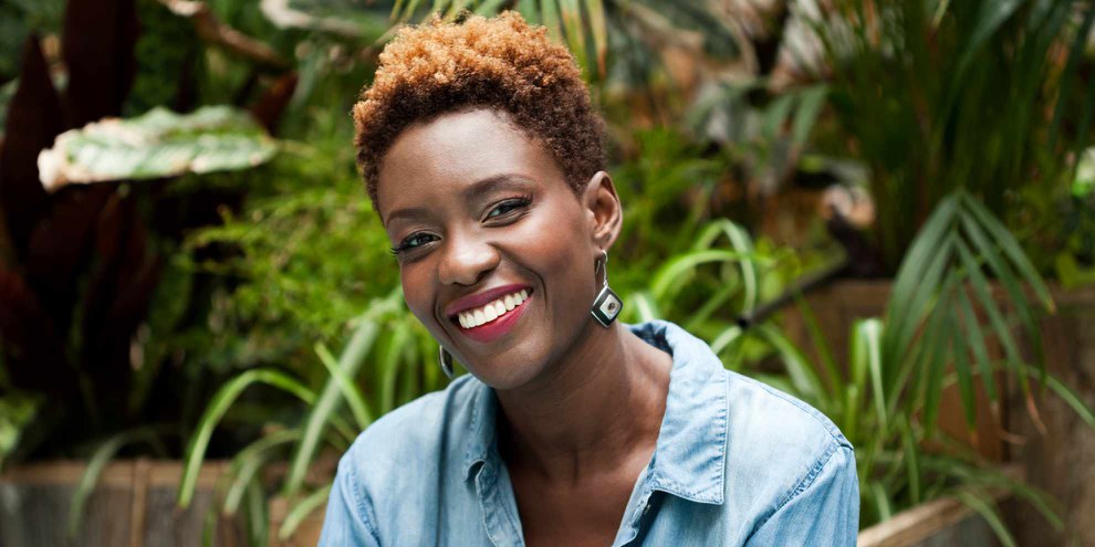 La journaliste, autrice et réalisatrice française Rokhaya Diallo, spécialiste des réflexions sur l’égalité raciale, de genre et religieuse est l’invitée du réseau Droits des femmes. ©Brigitte Sombié