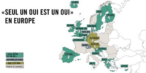 © Mira Meier - Cette carte est basée sur un examen de la législation de 31 pays européens par Amnesty International.