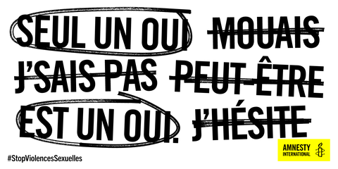 Nouvelle campagne: les hommes s'engagent pour le «Seul un oui est un oui»