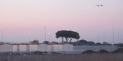 Le site de La Barbuta, près de l'aéroport de Ciampino, à Rome. © AI