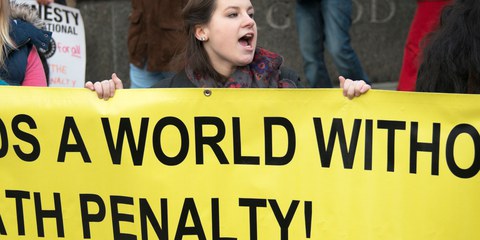 Manifestation contre la peine de mort à Maryland, Etats-Unis. © EyeJoy / iStock