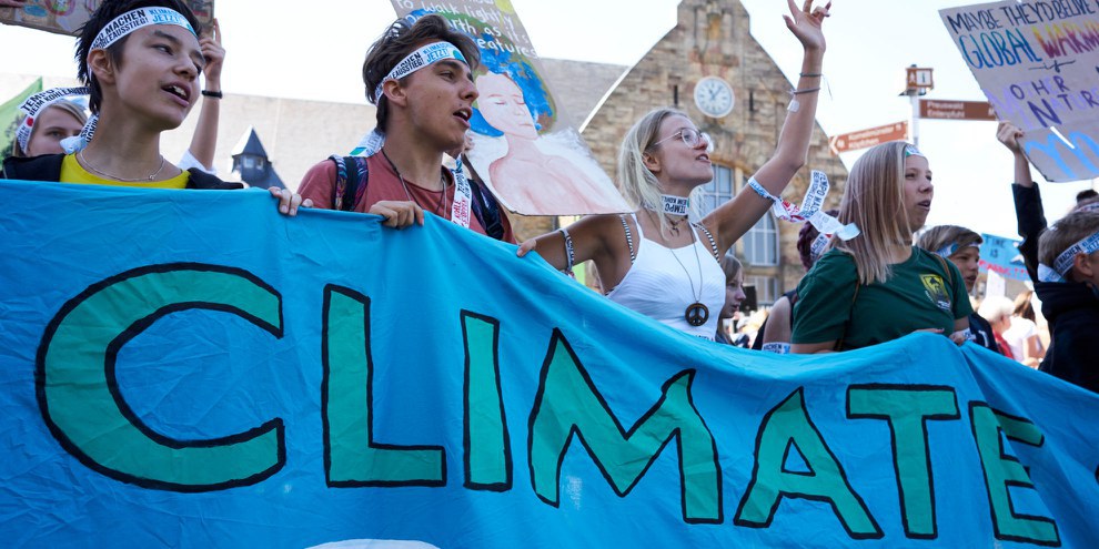 Manifestazione nell'ambito dei "Fridays for Future" a Aachen © Anne Barth / Greenpeace
