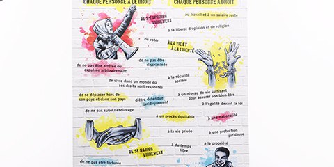 Poster della Dichiarazione Universale dei Diritti Umani