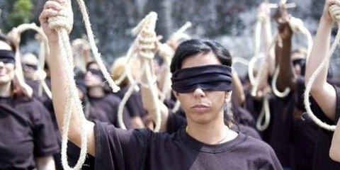 Azione contro la pena di morte in Messico © Amnesty International