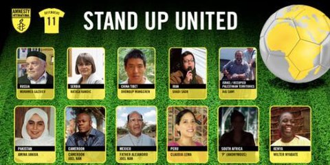 Una squadra di difensori dei diritti umani
