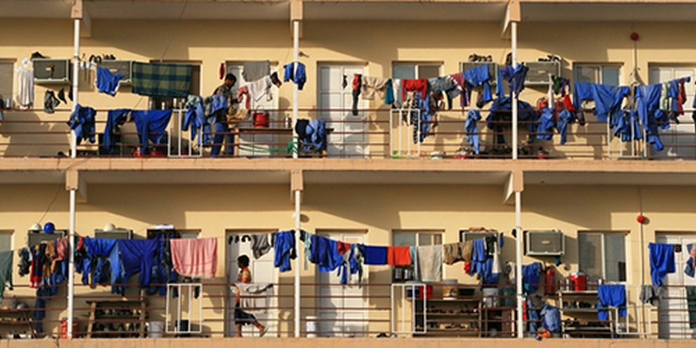 I lavoratori migranti subiscono vari abusi, tra i quali delle condizioni di alloggio terribili © Richard Messenger