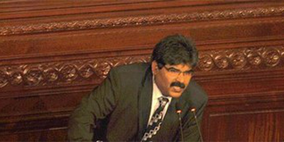 Il leader dell'opposizione assassinato, Mohamed Brahmi © Samir ABDELMOUMEN/Commons