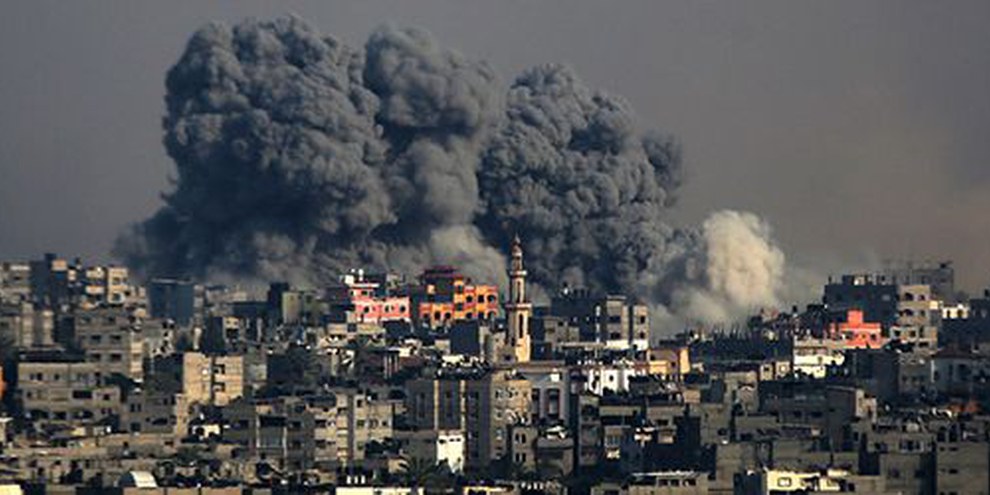Bombardamenti a Gaza | © EPA/MOHAMMED SABER 