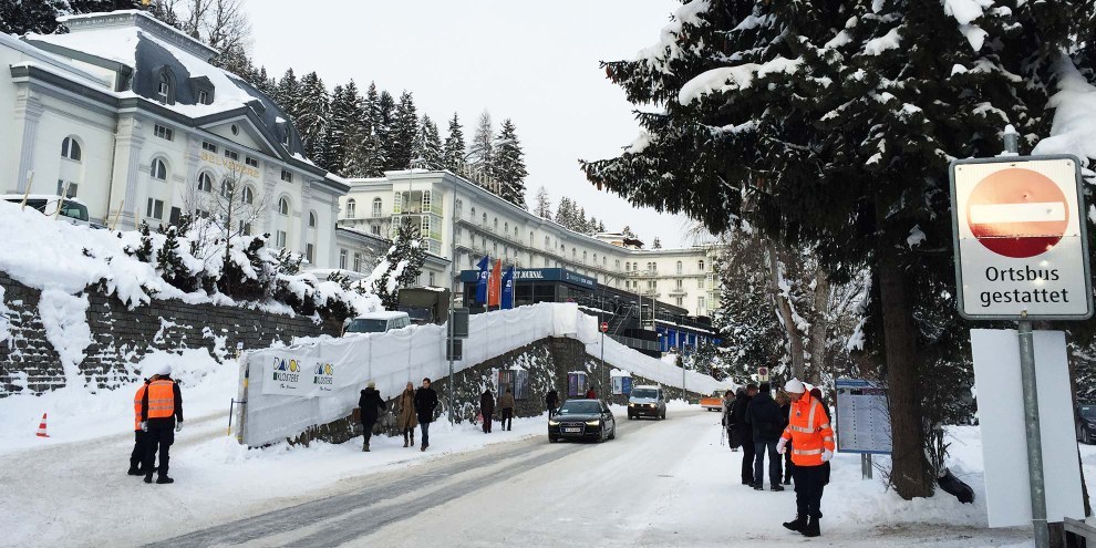 Davos, 16 gennaio 2017. ©Amnesty International