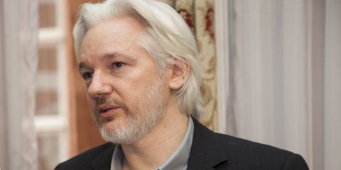 Julian Assange durante la sua permanenza dell’Ambasciata dell’Ecuador a Londra © David G Silvers/Cancillería del Ecuador