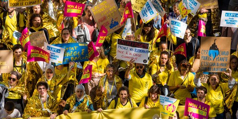 La crisi climatica rimane un'importante preoccupazione per noi tutti (qui una manifestazione del settembre 2019 a Parigi) ©Benjamin Girette / Hans Lucas