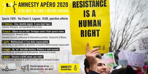 Amnesty Apéro - il calendario 2020