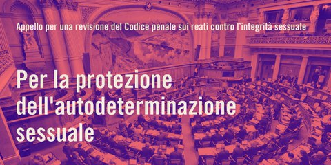 Appello nazionale per un Codice penale sui reati sessuali al passo con i tempi