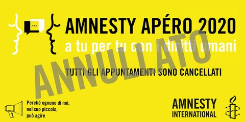 Appuntamenti 2020 annullati