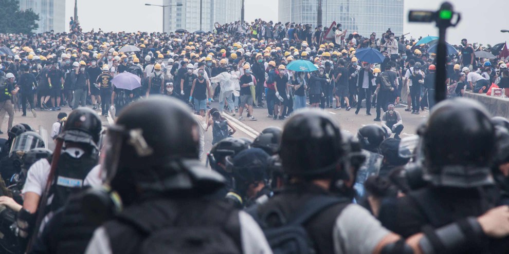 Nel 2019 e nel 2020 la protesta ha scosso Hong Kong, mobilitando milioni di persone. ©Jimmy Lam @everydayaphoto
