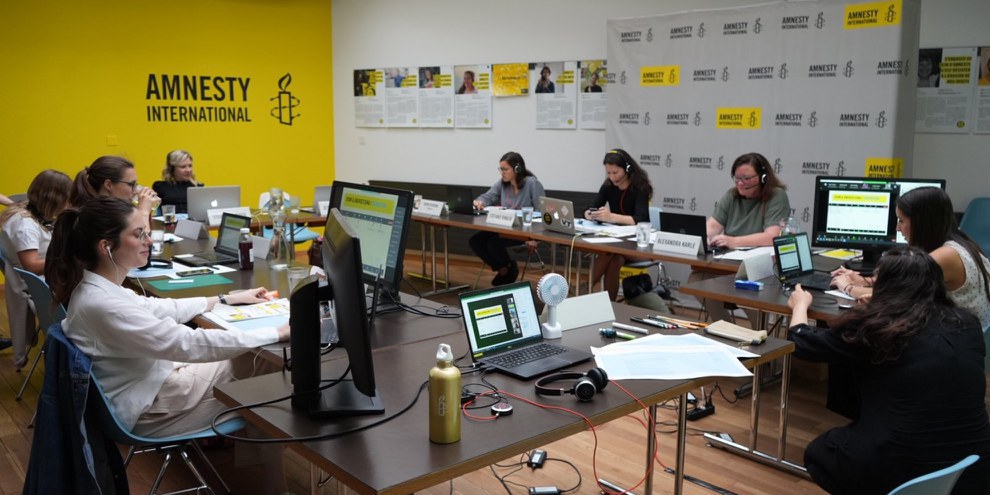 L'Assemblea generale di Amnesty Svizzera si è tenuta in modalità virtuale anche nel 2022.