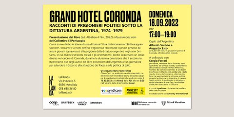Grand Hotel Coronda - Racconti di prigionieri politici sotto la dittatura argentina