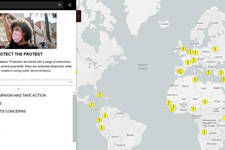 Una mappa interattiva rivela la diffusione della violenza contro i manifestanti sostenuta dallo Stato