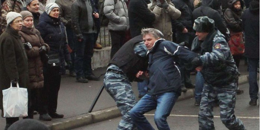 Aleksei Gorinov, rappresentante dell'opposizione moscovita, è stato arrestato e condannato a 7 anni di carcere per «diffusione di false informazioni sull'esercito russo in Ucraina». © Solidarnost Political Movement