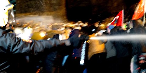 La detenzione del sindaco di Istanbul e di decine di persone associate all’opposizione ha scatenato delle manifestazioni di massa. © Hayri Tunç